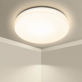 Aigostar 10I1Q - LED Plafondlamp - Plafonnières - φ28cm - IP54 - witte badkamerlamp - 2800LM - 4000K - 24W - Wit