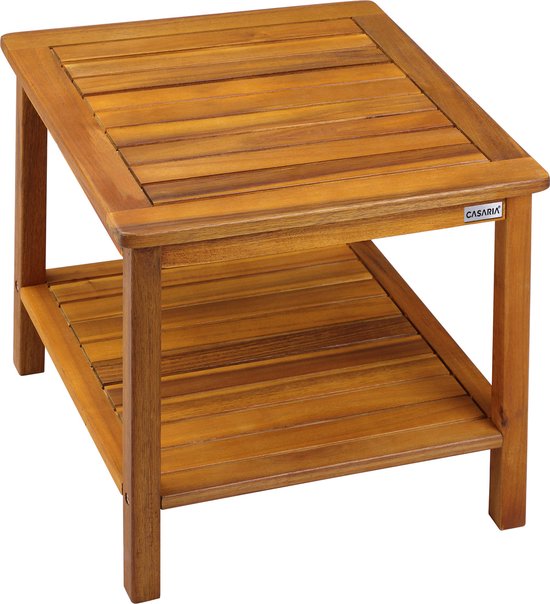 Table d'appoint Washington en bois dur 45x45 cm