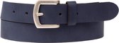 Petrol Industries Riem Heren - Broekriem - Verstelbaar - Leer - Navy - 85 cm - S