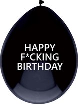 Ballonnen 'Happy F*cking Birthday'