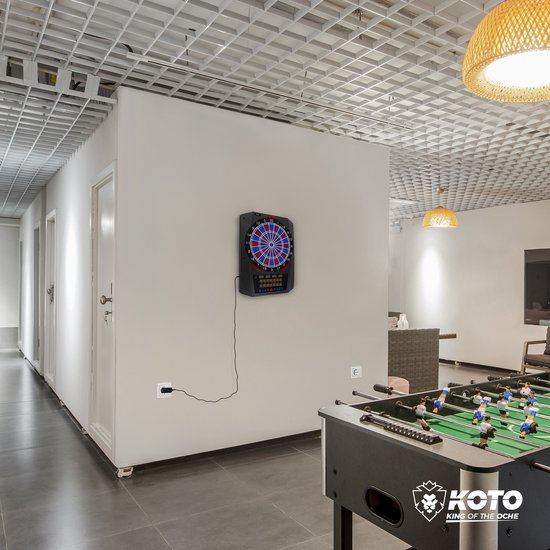 KOTO Royal 580, Elektronisch Dartbord, Dartbord met Softtip Darts, E-Darts Multiplayer, 36 spellen en meer dan 580 variaties, Professioneel Elektronisch Dartspel, DartSet. van KOTO — afbeelding 5