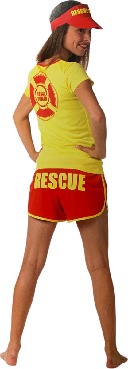 Strandwacht Rescue Squad outfit dames - Maat L - Carnavalskleding voor vrouwen