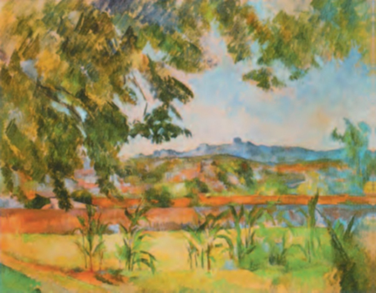 Catch Projecten Paul Cezanne - Le pilon du roi - Kunstposter - 60x80 cm Multicolor