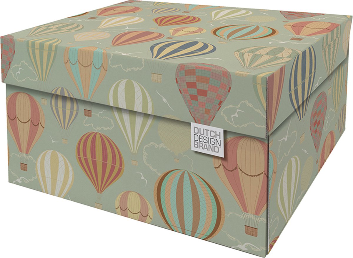 Dutch Design Brand - Dutch Design Storage Box Classic - Opbergdoos - Balloon Sky
