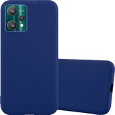 Cadorabo Hoesje geschikt voor Realme 9 5G / 9 PRO / V25 / Q5 / OnePlus Nord CE 2 LITE 5G in CANDY DONKER BLAUW - Beschermhoes gemaakt van flexibel TPU silicone Case Cover
