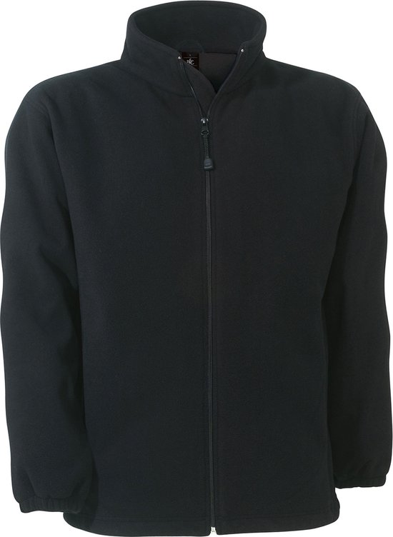 Fleecevest 'WindProtek Waterproof Fleece Jacket' merk B&C maat 3XL Zwart