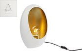 Lampen - Tafellamp "pim" Wit/goud Metaal 27x16x38cm