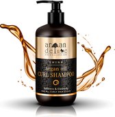 Argan Deluxe Curl Shampoo - Arganolie Haarverzorging voor Natuurlijk Krullen, Krullend Haar en Krulverzorging - Krullend Haar Shampoo uit Marokko met Arganolie voor Vrouwen en Mannen - 300 ml