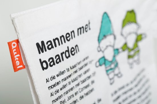 Qukel Daddy Times Knisperkrant - knisperboekje, biologisch katoen, educatief, 1 tot 3 jaar van Qukel — afbeelding 3