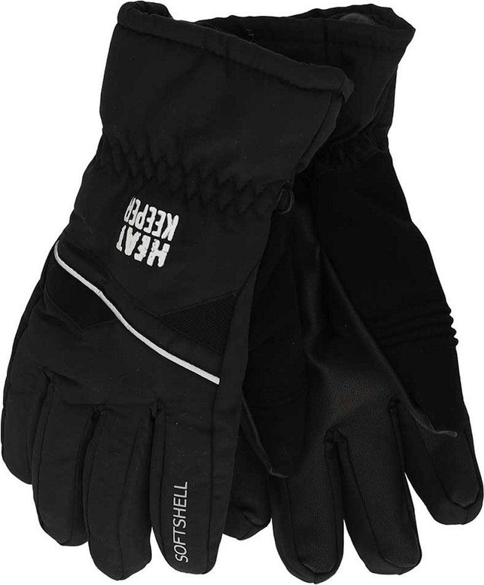 Heatkeeper heren ski handschoenen PRO - Zwart - XXL -