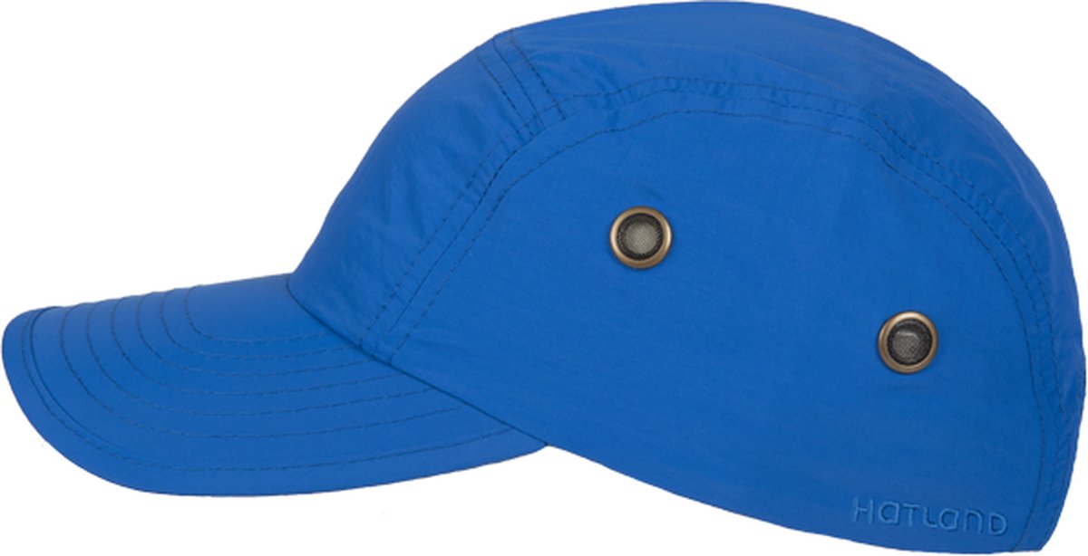 Hatland - UV-Baseball pet voor mannen - Waterbestendig - Reef - Blauw - maat Onesize