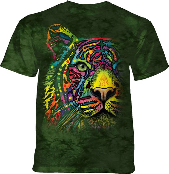 T-shirt Tiger Rainbow en-ciel L