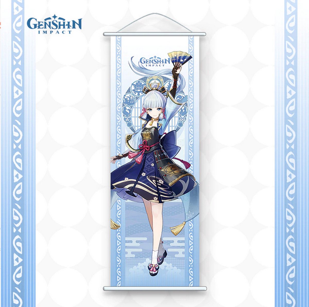 Genshin Impact - Kamisato Ayaka - Cryo - Poster - Anime Merchandise- Manga - Canvas