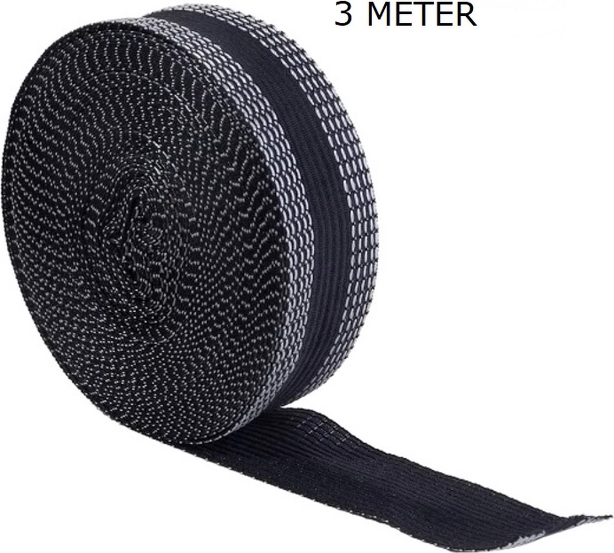 Strijkband Zwart - 3 meter - zelf eenvoudig een broek korter maken -  zoomband -... | bol.com