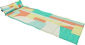 Madison - Coussin Lounger 180x68 - Multicolore - Patch Pastel