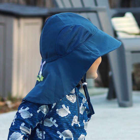 Maximo Zonnepetje muslin rust met nekflap - Little Department Store