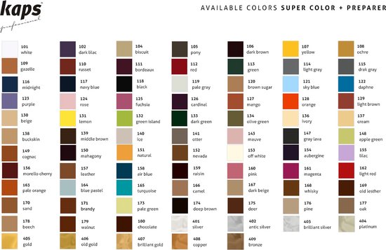 Kaps Peinture super couleur pour cuir et cuir artificiel avec nettoyant - (119) Grijs pâle - 25 ml