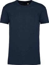 French Navy Heather T-shirt met ronde hals merk Kariban maat XXL