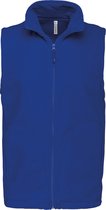 Fleecebodywarmer 'Luca' merk Kariban maat XL Kobaltblauw