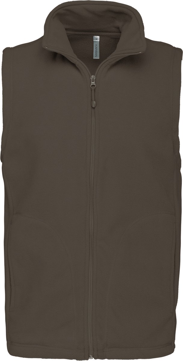Kariban Bodywarmer van microfleece heren K913 Groen