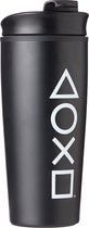 Playstation - Logo en Pictogrammen Onyx Metalen Reisbeker