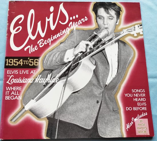 Elvis Presley ‎– The Beginning Years (1983) LP