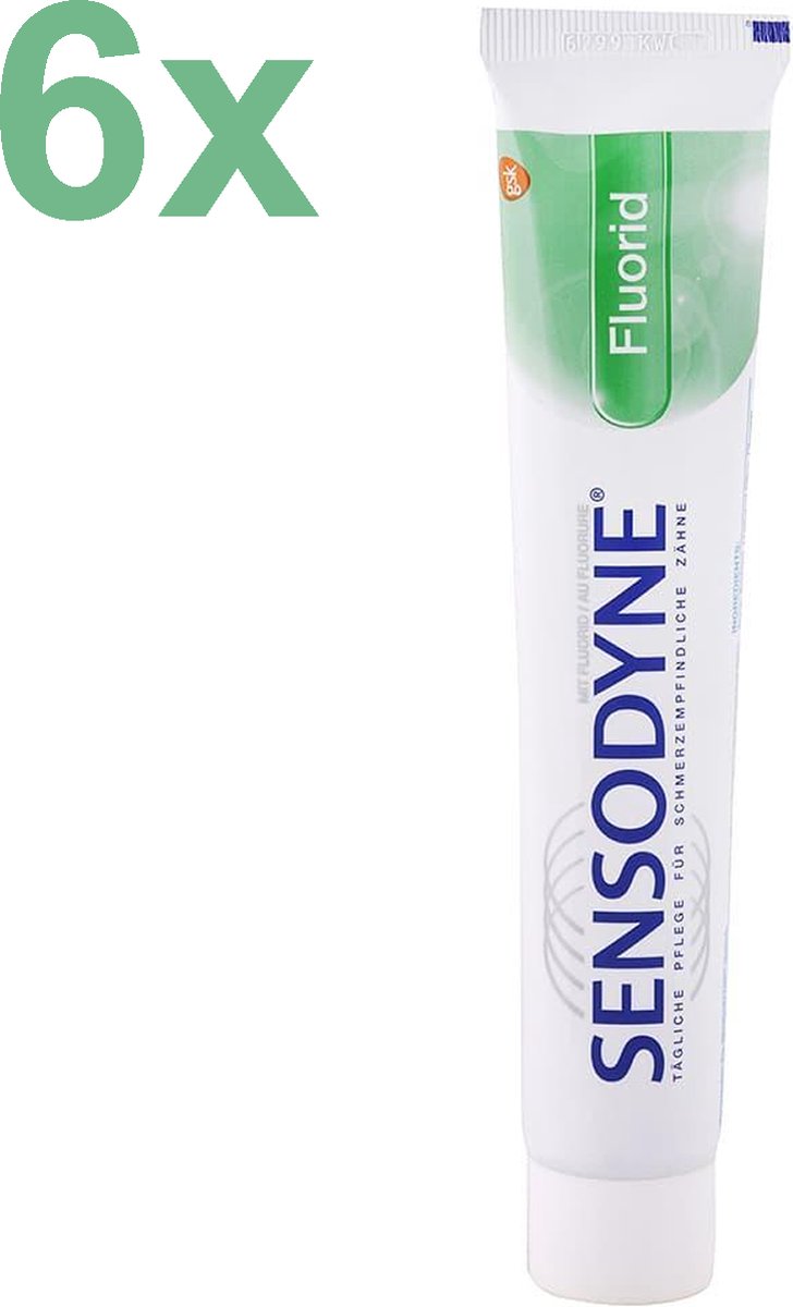 Sensodyne tandpasta - Fluoride - Voordeelverpakking - 6x 75ml