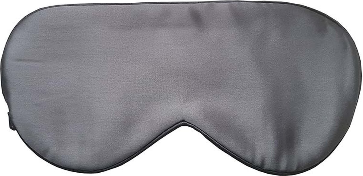Luxe zijden slaapmasker gevuld met zijde - Midnight Shadow - Silk Heaven