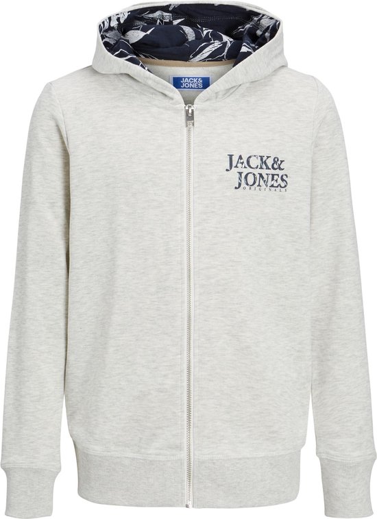Jack & Jones vest jongens - grijs - JORcrayon - maat 152