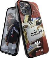 Adidas Graphic Snap 50 Years TPU Back Cover - Geschikt voor Apple iPhone 13 Pro (6.1") - Rood