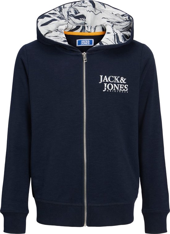 Jack & Jones vest jongens - blauw - JORcrayon - maat 140