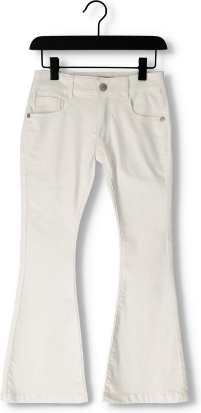 Moodstreet - Jeans Stretch Flared - White - Maat 146