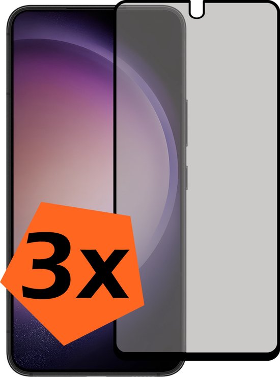 Protecteur d'écran Samsung S23 Plus Protect Glas Tempered Glass Full Cover - Protecteur d'écran Samsung Galaxy S23 Plus - 3x