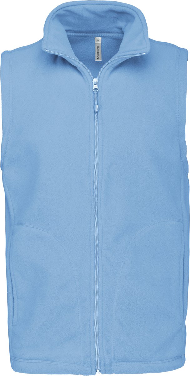 Fleecebodywarmer ‘Luca’ merk Kariban 3XL Sky Blauw