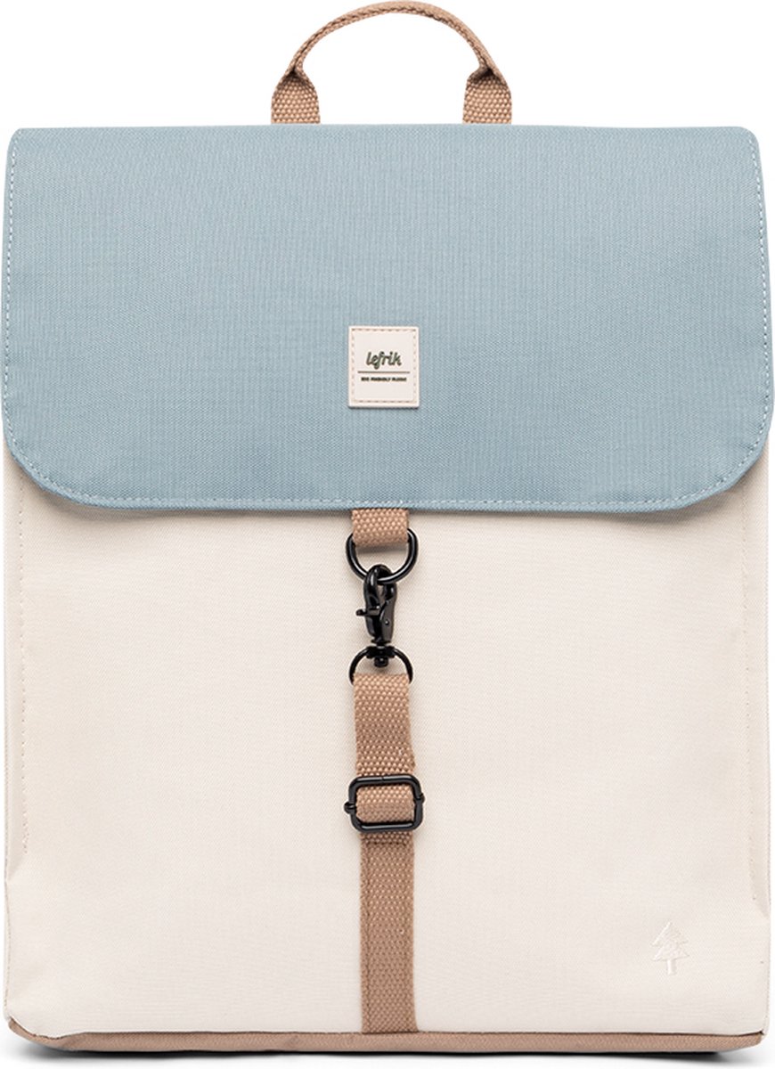 Lefrik Handy Mini Laptop Rugzak - Eco Friendly - Recycled Materiaal - 13,6 inch - Sorolla Block