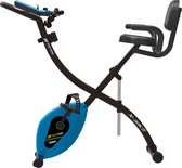 Bol.com SportTronic X6 Hometrainer - Inklapbare fitnessfiets - Blauw/Zwart aanbieding