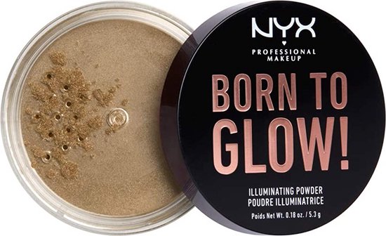 Foto: Nyx professional makeup born to glow illuminating powder ultra light beam