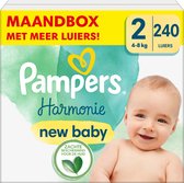 Bol.com Pampers Harmonie Luiers - Maat 2 (4-8kg) - 240 Luiers - Maandbox aanbieding