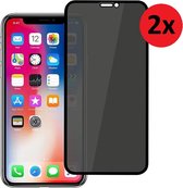 Privacy Screenprotector iPhone 11 - iPhone 11 Privacy Tempered Glass 2x