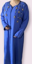 Caftan Original - Dames jurk - Caftan Bleu - Maat XL