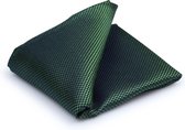 Zijde Pochet Groen - Suitable - Pochette – Heren - Unisex - 25x25 cm - Zijde | Geschenkverpakking