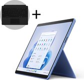 Microsoft Surface Pro 9 - Touchscreen - i5/8GB/256GB - 13 Inch - Sapphire + Pro X Keyboard Cover - AZERTY - Zwart