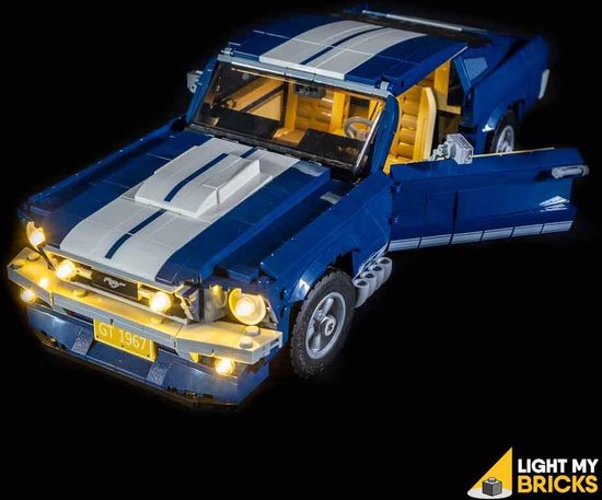 Verlichtingsset geschikt voor LEGO Ford Mustang GT #10265 Light Kit - Light My Bricks