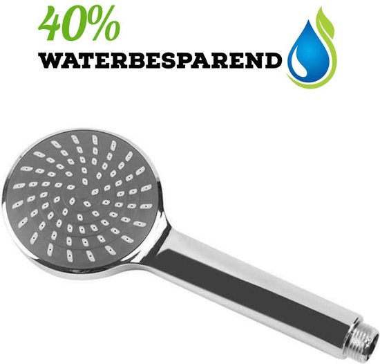 Waterbesparende douchekop 40 waterbesparend Eco Chrome Hoge