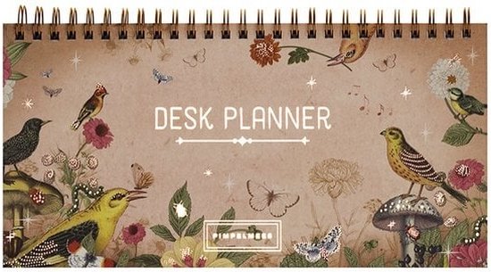 Pimpelmees deskplanner - PINK