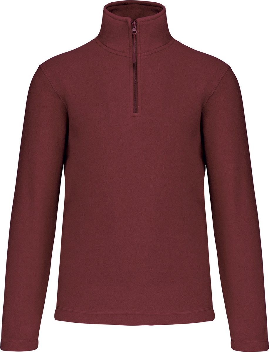 Fleecevest ‘Enzo’ met ritskraag merk Kariban Wine Wit
