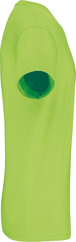 T-shirt vert anis à col rond marque Kariban taille S