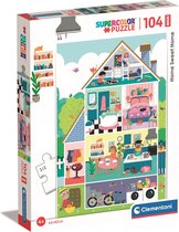 Clementoni - Puzzle 104 pièces Maxi Noli Home Sweet Home, Puzzles pour enfants, 4-6 ans, 23775