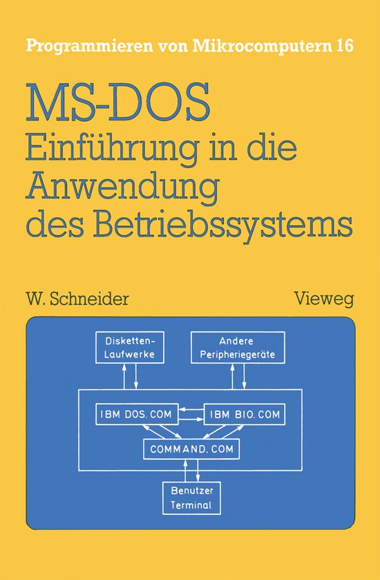 Einführung in Die Anwendung Des Betriebssystems Ms-dos - cover