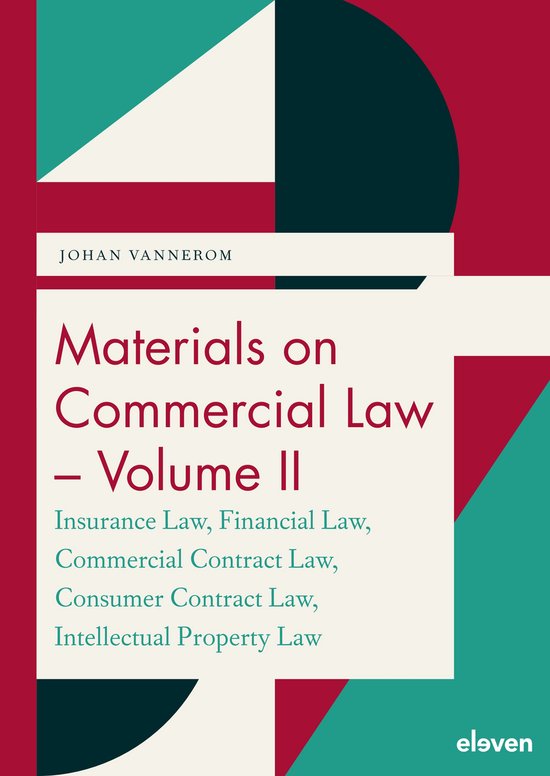 Materials on Commercial Law - Volume II - cover
